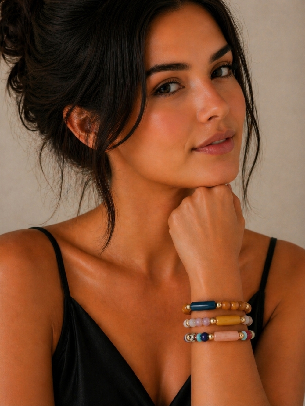 Plunder Multicolor Beaded Bracelet Set of 3 - NIP